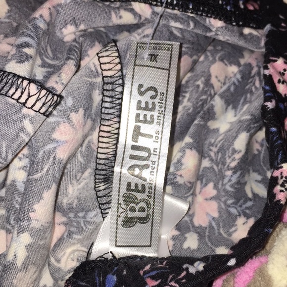 X-Large leggings with floral designs - Picture 3 of 3